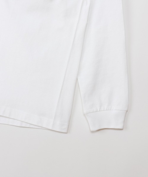 HANES(ヘインズ)の「Hanes/ヘインズ PEANUTS×BEEFY-T クルーネックロングスリーブTシャツ(プリント違い)(Tシャツ/カットソー・メンズ・ホワイト/ブラック・M/XL/L/S)」の8枚目の写真