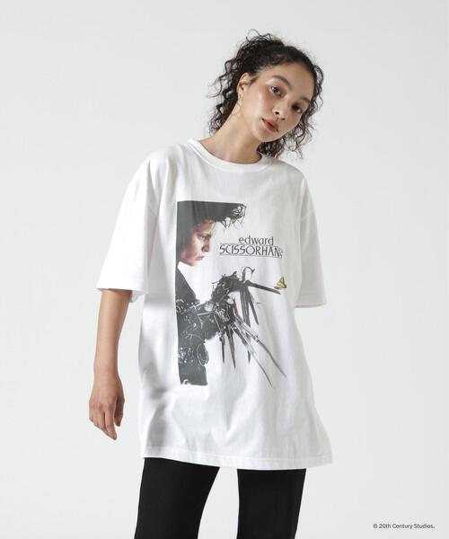 GOOD ROCK SPEED(グッドロックスピード)の「GOOD ROCK SPEED (グッドロックスピード) SCISSOR HANDS Tshirt/シザーハンズTシャツ/UNISEX(Tシャツ/カットソー・レディース・ホワイト・XL/M)」の1枚目の写真