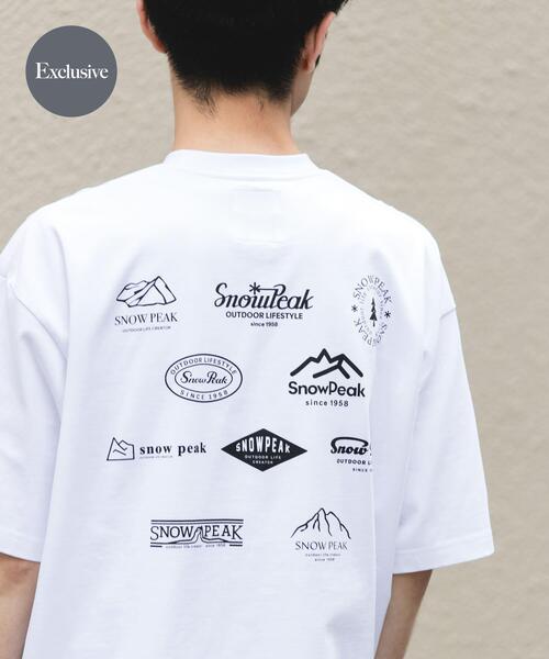 Snow Peak(スノーピーク)の「『別注』Snow Peak Apparel×DOORS PROTOARCHIVEPRINT T-SHIRTS(Tシャツ/カットソー・メンズ・チャコールグレー/カーキ/ホワイト/ブルー・MEDIUM/LARGE/X-LARGE)」の2枚目の写真