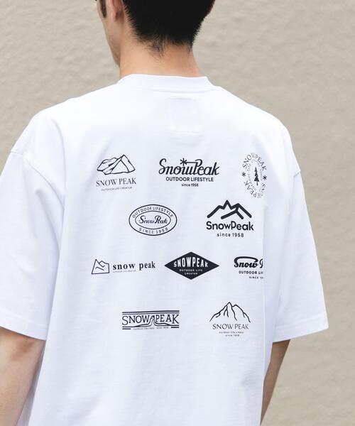 Snow Peak(スノーピーク)の「『別注』Snow Peak Apparel×DOORS PROTOARCHIVEPRINT T-SHIRTS(Tシャツ/カットソー・メンズ・チャコールグレー/カーキ/ホワイト/ブルー・MEDIUM/LARGE/X-LARGE)」の5枚目の写真