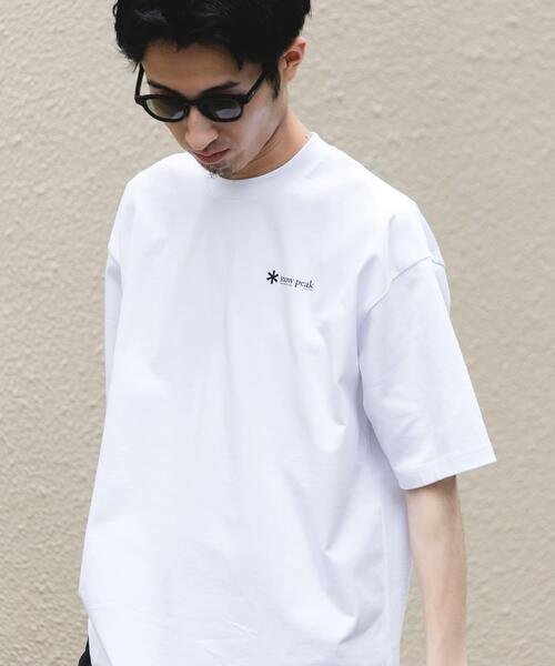 Snow Peak(スノーピーク)の「『別注』Snow Peak Apparel×DOORS PROTOARCHIVEPRINT T-SHIRTS(Tシャツ/カットソー・メンズ・チャコールグレー/カーキ/ホワイト/ブルー・MEDIUM/LARGE/X-LARGE)」の6枚目の写真