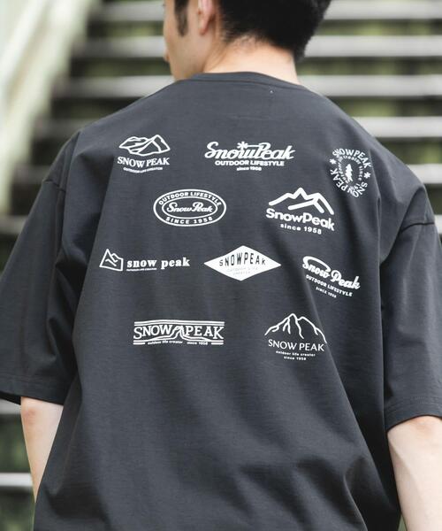 Snow Peak(スノーピーク)の「『別注』Snow Peak Apparel×DOORS PROTOARCHIVEPRINT T-SHIRTS(Tシャツ/カットソー・メンズ・チャコールグレー/カーキ/ホワイト/ブルー・MEDIUM/LARGE/X-LARGE)」の14枚目の写真