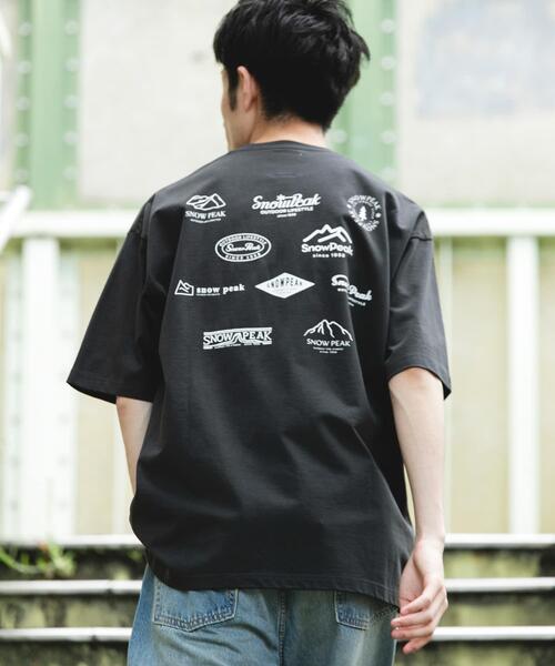 Snow Peak(スノーピーク)の「『別注』Snow Peak Apparel×DOORS PROTOARCHIVEPRINT T-SHIRTS(Tシャツ/カットソー・メンズ・チャコールグレー/カーキ/ホワイト/ブルー・MEDIUM/LARGE/X-LARGE)」の15枚目の写真