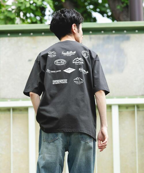 Snow Peak(スノーピーク)の「『別注』Snow Peak Apparel×DOORS PROTOARCHIVEPRINT T-SHIRTS(Tシャツ/カットソー・メンズ・チャコールグレー/カーキ/ホワイト/ブルー・MEDIUM/LARGE/X-LARGE)」の18枚目の写真