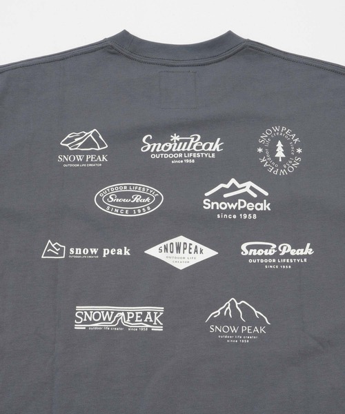 Snow Peak(スノーピーク)の「『別注』Snow Peak Apparel×DOORS PROTOARCHIVEPRINT T-SHIRTS(Tシャツ/カットソー・メンズ・チャコールグレー/カーキ/ホワイト/ブルー・MEDIUM/LARGE/X-LARGE)」の14枚目の写真