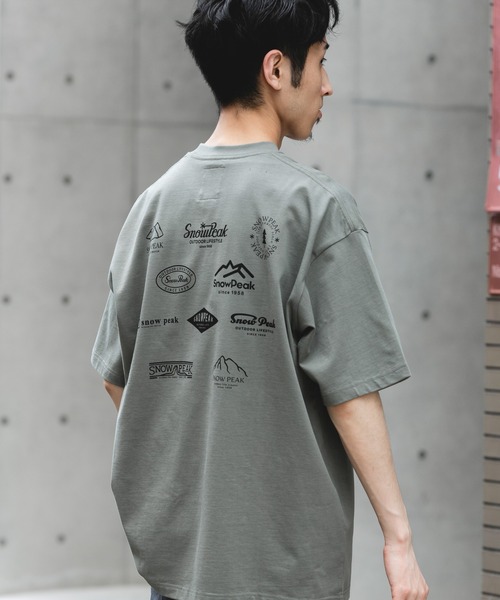 Snow Peak(スノーピーク)の「『別注』Snow Peak Apparel×DOORS PROTOARCHIVEPRINT T-SHIRTS(Tシャツ/カットソー・メンズ・チャコールグレー/カーキ/ホワイト/ブルー・MEDIUM/LARGE/X-LARGE)」の22枚目の写真