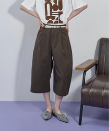 タッククロップドカーブパンツ