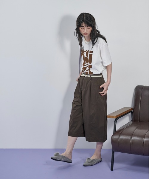 THE YOn（ザヨン）の「タッククロップドカーブパンツ（その他パンツ・レディース・ブラック/アイボリー/ブラウン・S/M）」の10枚目の写真
