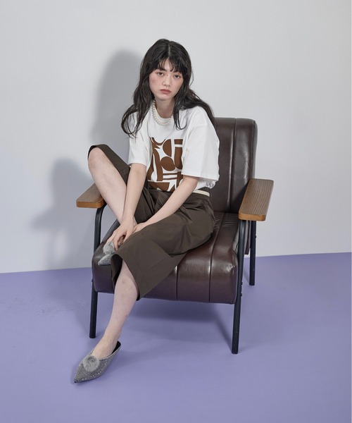 THE YOn（ザヨン）の「タッククロップドカーブパンツ（その他パンツ・レディース・ブラック/アイボリー/ブラウン・S/M）」の17枚目の写真