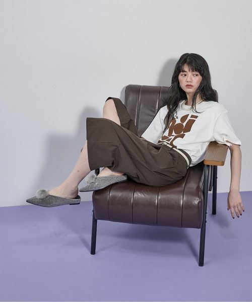 THE YOn（ザヨン）の「タッククロップドカーブパンツ（その他パンツ・レディース・ブラック/アイボリー/ブラウン・S/M）」の16枚目の写真