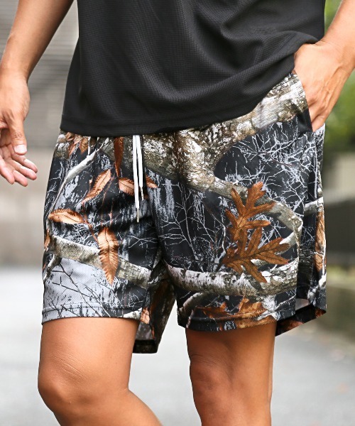 LUXSTYLE(ラグスタイル)の「メッシュ素材リアルツリーショートパンツ(その他パンツ・メンズ・ブラック/グレー・M/L)」の20枚目の写真