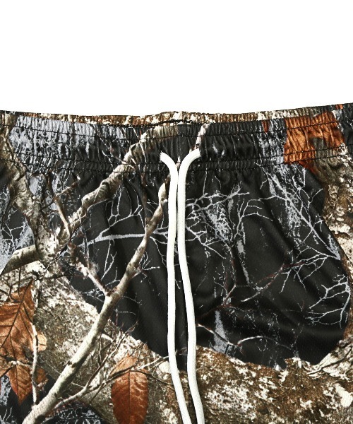 LUXSTYLE(ラグスタイル)の「メッシュ素材リアルツリーショートパンツ(その他パンツ・メンズ・ブラック/グレー・M/L)」の12枚目の写真