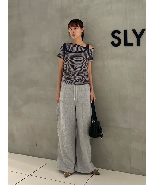 THROW by SLY（スローバイスライ）の「MillerxTHROW U/N TANKTHROW ミラースローユーネックタンク 夏服 秋服（タンクトップ・レディース・パープル系その他/ブラウン系その他2・FREE）」の16枚目の写真