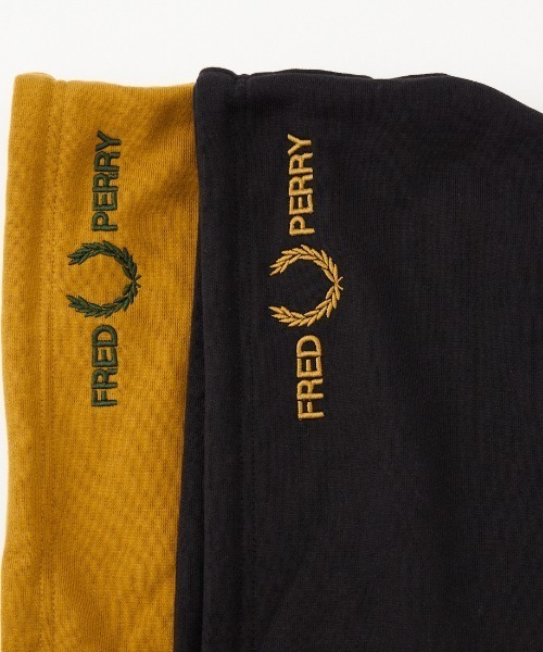 FRED PERRY（フレッドペリー）の「【WEB先行予約】[FRED PERRY/フレッドペリー] 別注 フードロゴ刺繍 スウェットジップパーカー（パーカー・レディース・ブラック/キャメル・L/M/S/XL）」の10枚目の写真