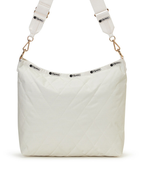 LeSportsac(レスポートサック)の「CHAIN MED ZIP SHOULDER ルナキルトチェーン(ショルダーバッグ・レディース・ホワイト・FREE)」の7枚目の写真
