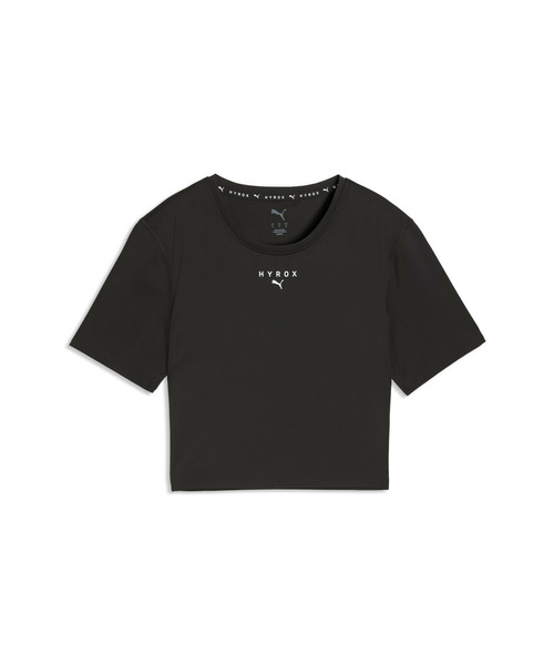 PUMA（プーマ）の「PUMA プーマ ウィメンズ トレーニング PUMA x HYROX PWRMODE クロップ 半袖 Tシャ（Tシャツ/カットソー・レディース・ブラック/ラベンダー・X-SMALL/SMALL/MEDIUM/LARGE）」の5枚目の写真