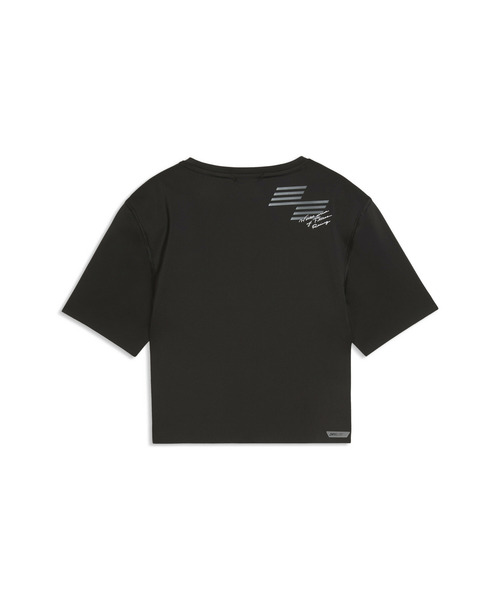 PUMA（プーマ）の「PUMA プーマ ウィメンズ トレーニング PUMA x HYROX PWRMODE クロップ 半袖 Tシャ（Tシャツ/カットソー・レディース・ブラック/ラベンダー・X-SMALL/SMALL/MEDIUM/LARGE）」の6枚目の写真