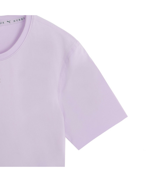 PUMA（プーマ）の「PUMA プーマ ウィメンズ トレーニング PUMA x HYROX PWRMODE クロップ 半袖 Tシャ（Tシャツ/カットソー・レディース・ブラック/ラベンダー・X-SMALL/SMALL/MEDIUM/LARGE）」の11枚目の写真
