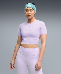 PUMA プーマ ウィメンズ トレーニング PUMA x HYROX PWRMODE クロップ 半袖 Tシャ