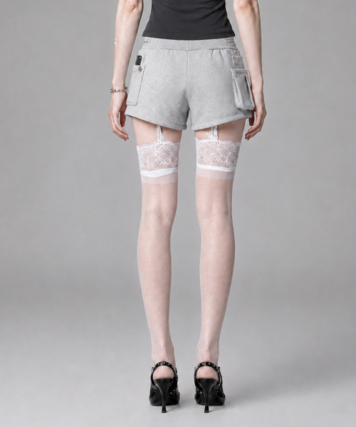 ETRE AU SOMMET(エトレオソメ)の「Two Zipper short pants (Melange Gray)(その他パンツ・レディース・その他・FREE)」の15枚目の写真