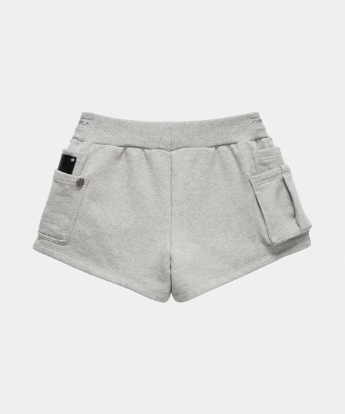 ETRE AU SOMMET(エトレオソメ)の「Two Zipper short pants (Melange Gray)(その他パンツ・レディース・その他・FREE)」の8枚目の写真