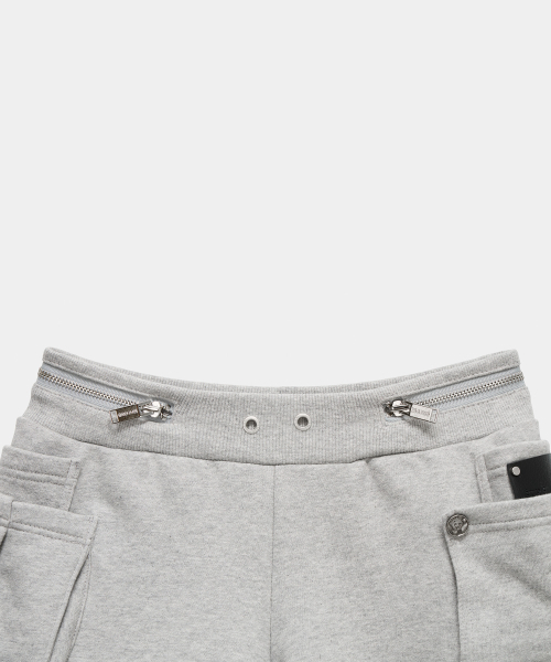 ETRE AU SOMMET(エトレオソメ)の「Two Zipper short pants (Melange Gray)(その他パンツ・レディース・その他・FREE)」の9枚目の写真