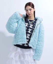 mmts（マミタス）の「猫耳 フード もこもこ ブルゾン（ブルゾン）」
