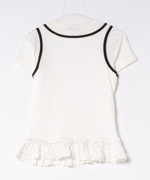 MASHIRO(マシロ)の「【MASHIRO】レイヤードタンクトップTシャツ YOUARE TeeTankTop(MA/EK164)(Tシャツ/カットソー・レディース・ホワイト・FREE)」の5枚目の写真