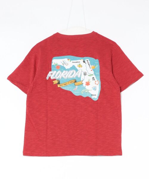 Arnold Palmer(アーノルドパーマー)の「シェア アロハモチーフ Tシャツ(Tシャツ/カットソー・レディース・ホワイト/ネイビー/レッド・L/M/S/LL/XS)」の5枚目の写真