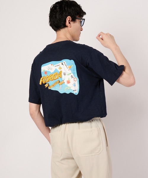 Arnold Palmer(アーノルドパーマー)の「シェア アロハモチーフ Tシャツ(Tシャツ/カットソー・レディース・ホワイト/ネイビー/レッド・L/M/S/LL/XS)」の16枚目の写真