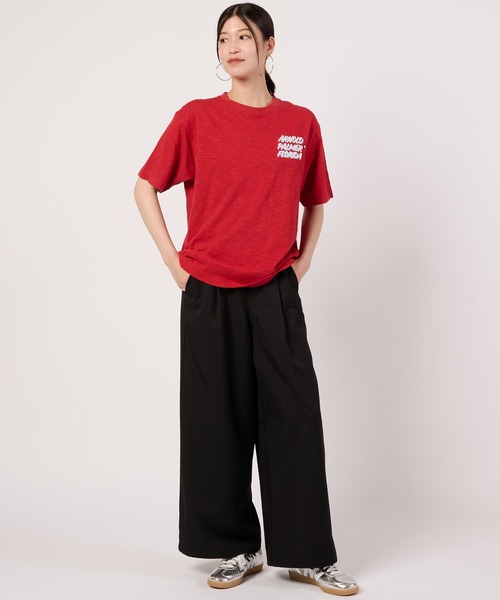 Arnold Palmer(アーノルドパーマー)の「シェア アロハモチーフ Tシャツ(Tシャツ/カットソー・レディース・ホワイト/ネイビー/レッド・L/M/S/LL/XS)」の19枚目の写真