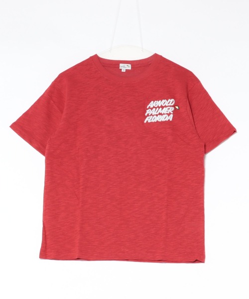 Arnold Palmer(アーノルドパーマー)の「シェア アロハモチーフ Tシャツ(Tシャツ/カットソー・レディース・ホワイト/ネイビー/レッド・L/M/S/LL/XS)」の4枚目の写真