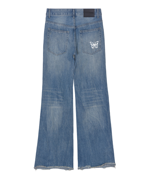 NICK&NICOLE(ニックアンドニコール)の「VINTAGE DESTROYED DENIM PANTS_BLUE(デニムパンツ・レディース・その他・SMALL/MEDIUM/LARGE)」の5枚目の写真