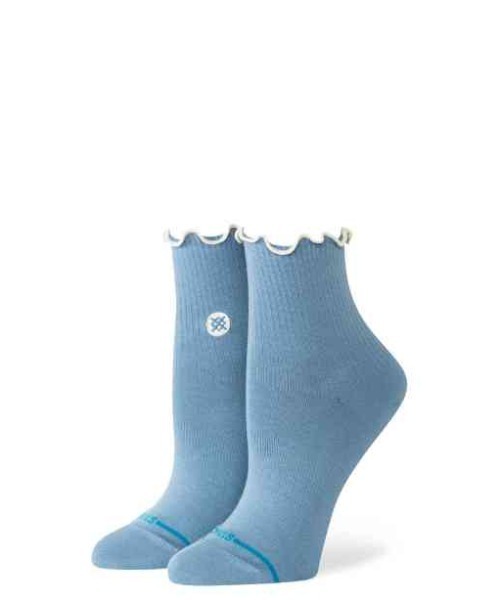 STANCE(スタンス)の「STANCE/スタンス ソックス WOMENS POP RUFFLE ICON QUARTER W346BC26PO(ソックス/靴下・レディース・ブルー/ブラック・S)」の2枚目の写真