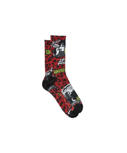 HYSTERIC GLAMOUR(ヒステリックグラマー)の「VAMPIRELLA/CALL ME PANTHER柄 スポーツソックス(ソックス/靴下・メンズ・ブルー系その他/レッド系その他・FREE)」の3枚目の写真