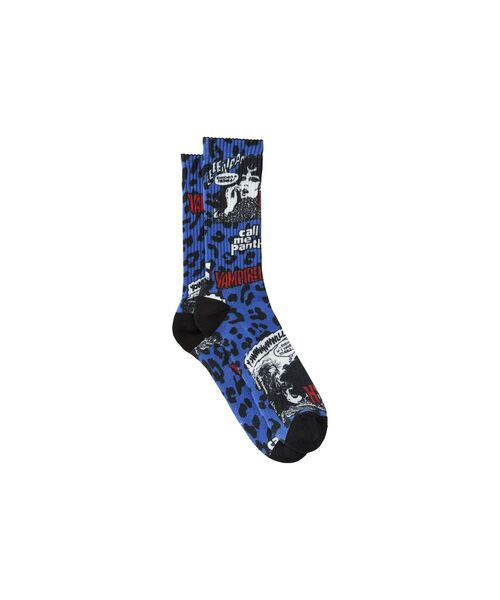 HYSTERIC GLAMOUR(ヒステリックグラマー)の「VAMPIRELLA/CALL ME PANTHER柄 スポーツソックス(ソックス/靴下・メンズ・ブルー系その他/レッド系その他・FREE)」の4枚目の写真