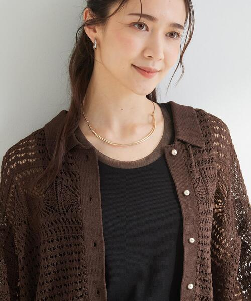 SHOO・LA・RUE(シューラルー)の「カーブスライダーネックレス(ネックレス・レディース・ピンクゴールド/ゴールド/シルバー・00)」の6枚目の写真