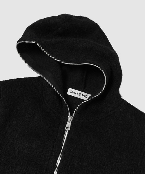Our Legacy(アワーレガシー)の「OUR LEGACY FULL ZIP HOOD(パーカー・メンズ・ブラック・44/46)」の9枚目の写真