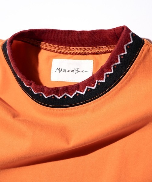 MAUI and Sons(マウイアンドサンズ)の「Maui & Sons / Spirit wave SS Tee(Tシャツ/カットソー・メンズ・ターコイズブルー/オレンジ/ネイビー/ブラック・LARGE/MEDIUM/SMALL)」の22枚目の写真