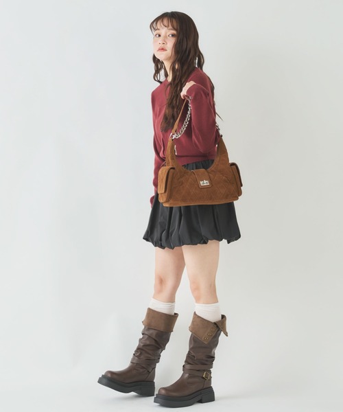 archives(アルシーヴ)の「ベルト付きバルーンミニSK(スカート・レディース・ベージュ/ブラック/アイボリー・MEDIUM)」の14枚目の写真