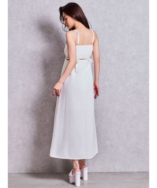 GYDA(ジェイダ)の「SIDE OPEN BACK RIBBON LONGワンピース(ワンピース・レディース・ブラック/オフホワイト/その他2/その他・FREE)」の17枚目の写真