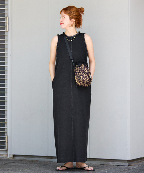 Drifter（ドリフター）の「【WEB＋一部店舗限定】Drifter / ドリフター DRAWSTRING POUCH（ショルダーバッグ・レディース・ブラック/カーキ/チョコ・FREE）」の4枚目の写真