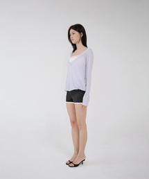 CLOUD V-NECK ICE BLUE