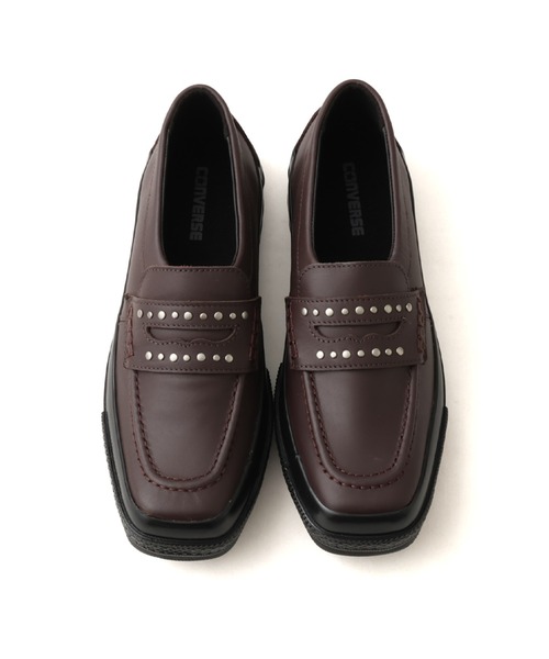 CONVERSE(コンバース)の「CONVERSE ALL STAR SQUARETOE LOAFER SA / コンバース オールスター スクエアトゥ ローファー SA(スニーカー・メンズ・ブラウン・27.5cm/27.0cm/26.5cm/26.0cm/30.0cm/29.0cm/28.0cm)」の1枚目の写真