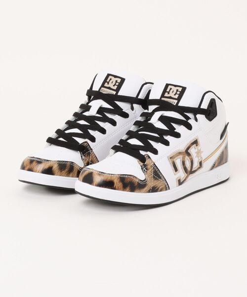 DC SHOES(ディーシーシューズ)の「DC SHOES ディーシーシューズ ALLIANCE HI SE SN レディーススニーカー ハイカット(アライアンスハイSESN)(スニーカー・レディース・ホワイト系その他/キャメル/ブラック・23.5cm/24.0cm/24.5cm/25.0cm/23.0cm)」の2枚目の写真
