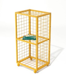 GEORGE'S（ジョージズ）の「［幅37.5cm］棚板可動式タテヨコメッシュラック２Ｄ/カラースチールシリーズ（家具）」