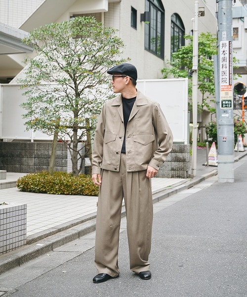STUDIOUS(ステュディオス)の「【STUDIOUS】Woolycupra CurveSlacks(スラックス・メンズ・ブラウン/タン・1/2/3)」の11枚目の写真