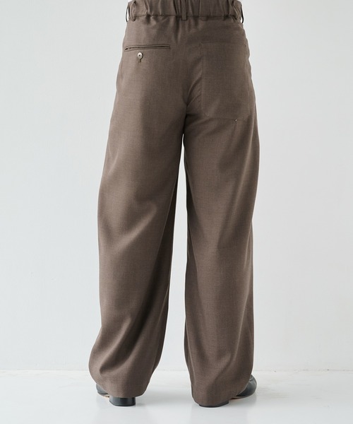 STUDIOUS(ステュディオス)の「【STUDIOUS】Woolycupra CurveSlacks(スラックス・メンズ・ブラウン/タン・1/2/3)」の17枚目の写真