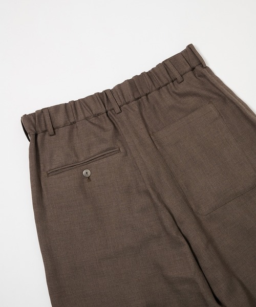 STUDIOUS(ステュディオス)の「【STUDIOUS】Woolycupra CurveSlacks(スラックス・メンズ・ブラウン/タン・1/2/3)」の22枚目の写真