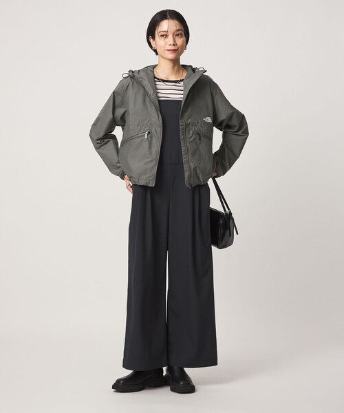 THE NORTH FACE(ザノースフェイス)の「【WEB限定】<THE NORTH FACE>ショート コンパクトジャケット(マウンテンパーカー・レディース・ベージュ/ブラック/グレー系・L/M)」の8枚目の写真